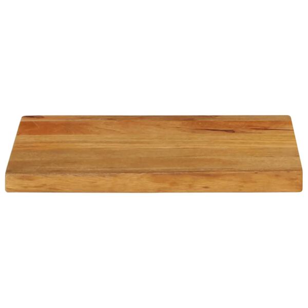 vidaXL Tablero de mesa borde natural madera maciza mango 60x30x2,5 cm