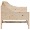 vidaXL Sof&aacute; cama sin colch&oacute;n madera maciza de pino 90x200 cm