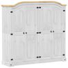 vidaXL Armario Corona madera maciza de pino 194x52x186 cm