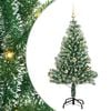 vidaXL &Aacute;rbol de Navidad Artificial Nevado con Luz LED Verde y 150 cm