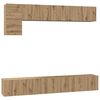 vidaXL Conjunto de mueble de TV 5 pcs Roble artisan