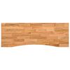 vidaXL Tablero escritorio rectangular madera maciza roble marr&oacute;n claro
