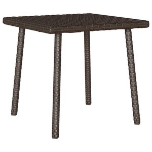 vidaXL Mesa centro jard&iacute;n rectangular marr&oacute;n 40x40x37 cm