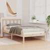 vidaXL Estructura de cama Marr&oacute;n 80 x 200 cm Madera de pino macizo