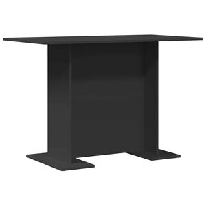 vidaXL Mesa de Comedor Negro 110 x 60 x 75 cm Madera de ingenier&iacute;a