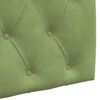vidaXL Cabecera Colgante Verde claro 170 x 55 x 7 cm Terciopelo