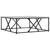 vidaXL Mesa de centro madera de ingenier&iacute;a gris Sonoma 100x100x40 cm