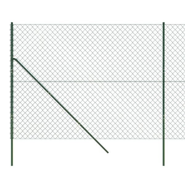 vidaXL Cerca de alambre verde 1,8x25 m