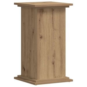 vidaXL Soportes de planta madera ingenier&iacute;a roble artisian 33x33x60 cm