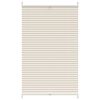 Plis&eacute; Para Ventana Persiana 80X125cm Crema
