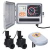 vidaXL Controlador de riego con sensor de humedad y válvula solenoide