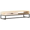 vidaXL Mesa de centro de madera maciza de acacia 117x50x30 cm