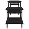vidaXL Mueble para TV madera contrachapada negro 157x35x52 cm