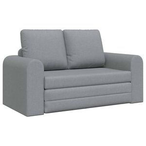 vidaXL Sof&aacute; cama Gris Claro 148 x 71 x 83 cm tela