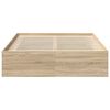 vidaXL Estructura de cama roble Sonoma 140x200 cm