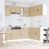 vidaXL Mueble cocina Lucca roble sonoma 11 pzas madera contrachapada