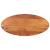 vidaXL Tablero de mesa ovalado madera maciza de acacia 120x60x2,5 cm