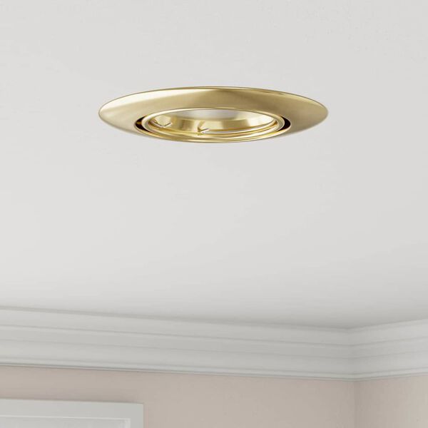 vidaXL Foco 6 pcs Dorado 9 x 9 x 2.5 cm Metal