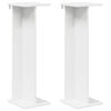 vidaXL Soporte de plantas 2 uds. Blanco 25 x 25,5 x 80,5 cm
