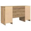 vidaXL Escritorio Roble artisan 140 x 49 x 76 cm Madera contrachapada