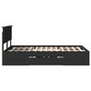 vidaXL Estructura de cama Negro 120 x 200 cm Madera de ingenier&iacute;a