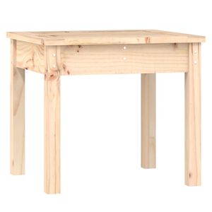 vidaXL Banco de jard&iacute;n madera maciza de pino 50x44x45 cm