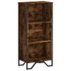 vidaXL Estanter&iacute;a madera de ingenier&iacute;a roble ahumado 50x31x106 cm