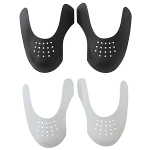 vidaXL Protectores de pliegues para zapatos 2 pares pl&aacute;stico EU 35-40