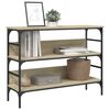 vidaXL Mesa consola madera de ingenier&iacute;a roble Sonoma 100x32x75 cm