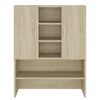 vidaXL Mueble de lavadora roble Sonoma