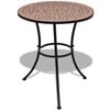 vidaXL Mesa de bistro de mosaico terracota 60 cm
