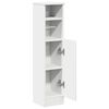 vidaXL Mueble de ba&ntilde;o con portarrollos blanco 20,5x22x90 cm