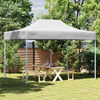 vidaXL Carpa plegable profesional acero blanco 280x410x315 cm