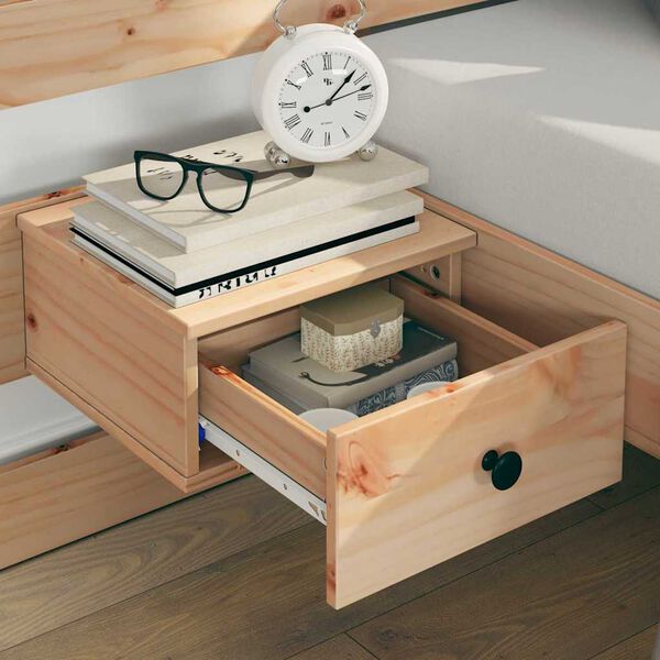 vidaXL Estructura de cama Marr&oacute;n 150 x 200 cm Madera de pino macizo