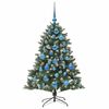 vidaXL Árbol de Navidad artificial con 150 LED Verde 85 x 85 x 120 cm