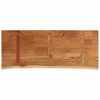 vidaXL Encimera de ba&ntilde;o rectangular madera maciza acacia 140x60x2,5 cm