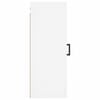 vidaXL Armario de pared blanco 34,5x34x90 cm