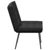vidaXL Sill&oacute;n de relax terciopelo negro 64x74x84 cm