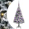 vidaXL &Aacute;rbol de Navidad artificial White 120 cm PVC y Acero y Pl&aacute;stico