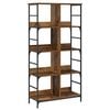 vidaXL Estante de libros 4 niveles 78,5 x 33 x 153 cm metal PB