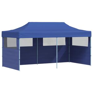 vidaXL Carpa de Fiesta Azul 291 x 580 x 315 cm Tela Oxford