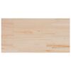 vidaXL Tablero de mesa rectangular madera maciza pino 100x50x1,7 cm