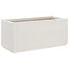 vidaXL Caja de Flores de Jard&iacute;n Blanco