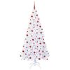 vidaXL &Aacute;rbol de Navidad artificial con 300 LED 210 cm PVC y Acero