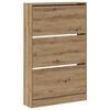 vidaXL Armario Zapatero 80 x 21 x 125,5 cm Madera de ingenier&iacute;a