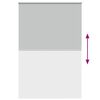 vidaXL Estor Enrollable Opaco gris claro 150x210 cm Tela Ancho 146,6cm