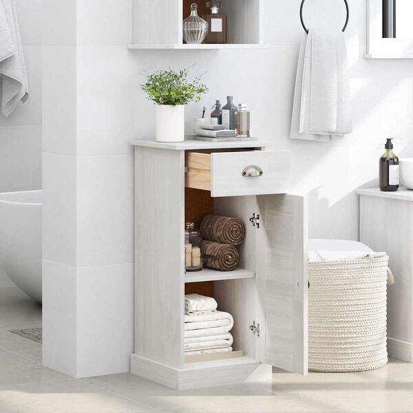 vidaXL Mueble de Cuarto de Ba&ntilde;o con caj&oacute;n VIGO Marr&oacute;n y Marr&oacute;n Miel