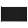 vidaXL Toldo lateral retr&aacute;ctil de jard&iacute;n negro 180x300 cm