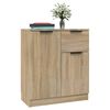 vidaXL Aparadores 2 uds madera contrachapada roble Sonoma 60x30x70 cm