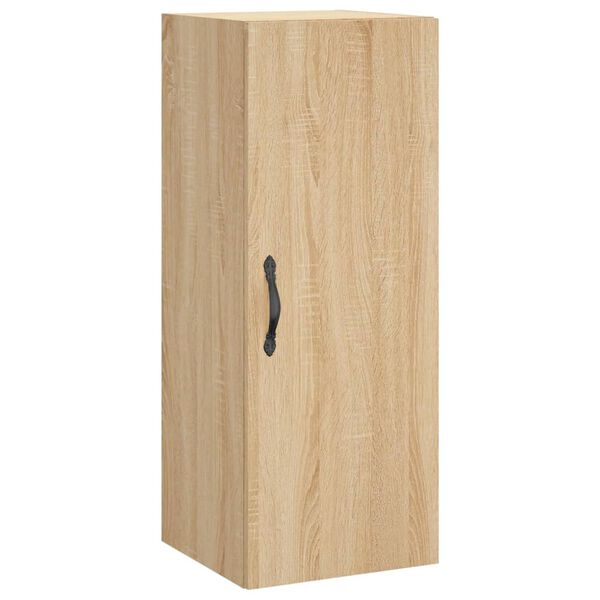 vidaXL Armario de pared madera ingenier&iacute;a roble Sonoma 34,5x34x90 cm